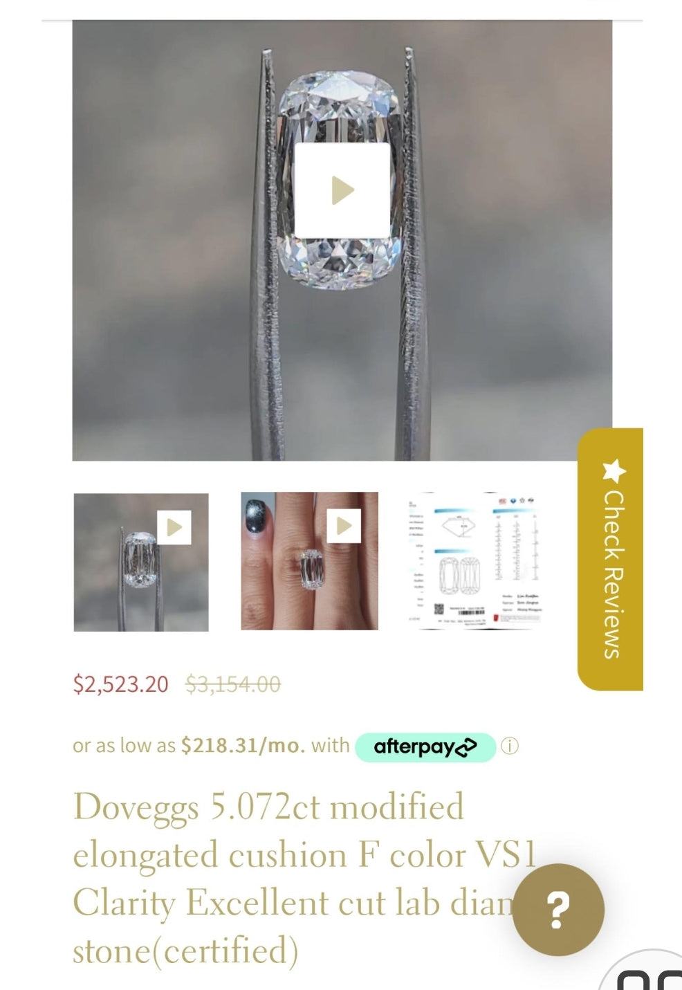 Payment link for Veronica In Above Diamond Setting in 14k WG Lab diamond Accents 1.7mm band width Size 5 ( Discount Applied)