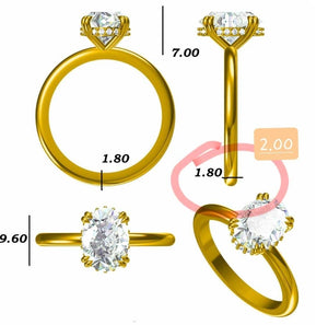 Payment link for Mau. Lab diamond above in 14k YG setting size 6.5 ( discount applied)