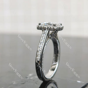 (size 6.5-7-8-9.25)Doveggs sterling silver moissanite engagement ring