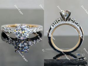Custom Pave Lab Diamonds in 10K/14K/18K Gold or Platinum