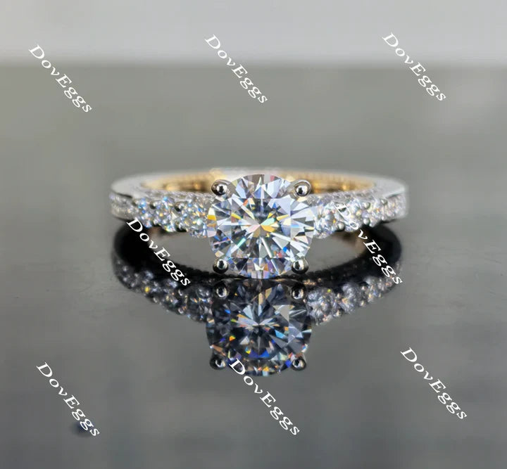 Custom Pave Lab Diamonds in 10K/14K/18K Gold or Platinum