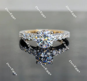 Custom Pave Lab Diamonds in 10K/14K/18K Gold or Platinum