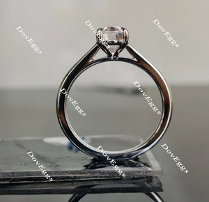 Classic Solitaire Lab Diamond Ring in 10K/14K Gold or Platinum | DovEggs