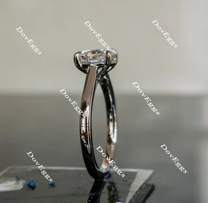 Classic Solitaire Lab Diamond Ring in 10K/14K Gold or Platinum | DovEggs