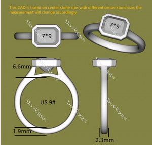 Lab Diamond Solitaire Ring in 10K/14K/18K Gold or Platinum | DovEggs
