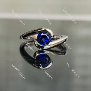 Classic Solitaire Lab Diamond Ring in 10K/14K/18K Gold or Platinum | DovEggs