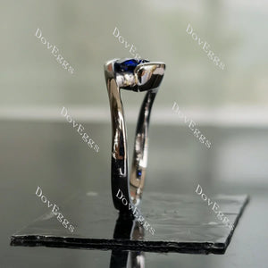Classic Solitaire Lab Diamond Ring in 10K/14K/18K Gold or Platinum | DovEggs