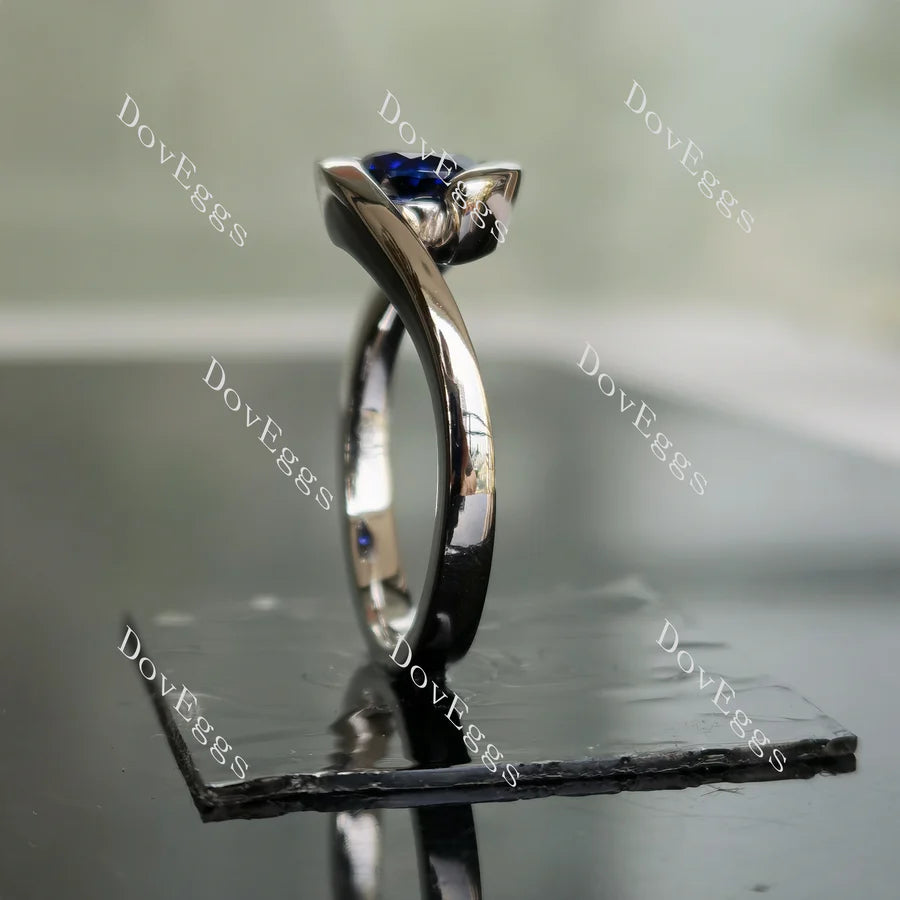 Classic Solitaire Lab Diamond Ring in 10K/14K/18K Gold or Platinum | DovEggs
