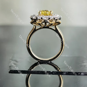 Doveggs oval colored gem engagemeng ring