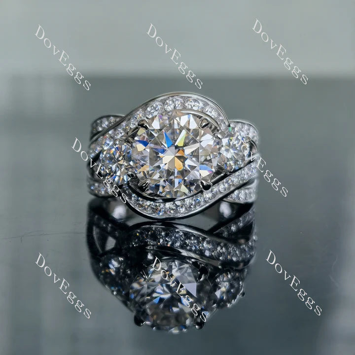 Exclusive Channel Set Semi-Mount for Lab Diamonds in Gold or Platinum