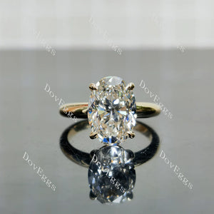 Lab Diamond Solitaire Ring in 10K/14K Gold or Platinum | DovEggs
