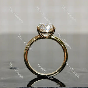 Lab Diamond Solitaire Ring in 10K/14K Gold or Platinum | DovEggs
