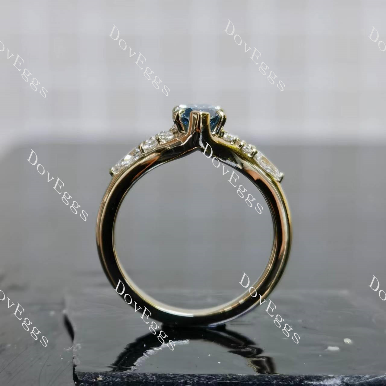 sterling silver moissanite engagement rings| Doveggs