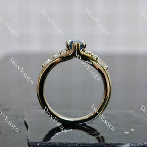 sterling silver moissanite engagement rings| Doveggs