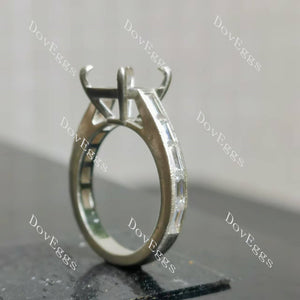 Lab Diamond Ring with GHI Color Accents (Moissanite/LGD) in 10K/14K Gold or Platinum | DovEggs