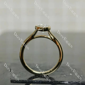 Classic Solitaire Lab Diamond Ring in 10K/14K/18K Gold or Platinum | DovEggs