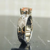 Lab Diamond Ring with Custom Accents (Moissanite/LGD/Gemstone) in 10K/14K/18K Gold or Platinum | DovEggs