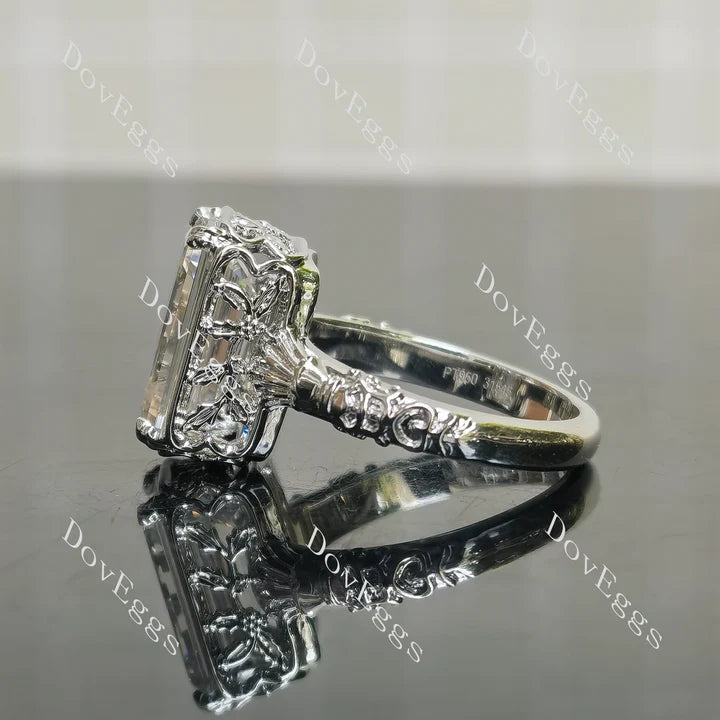 Solitaire Lab Diamond Ring in 10K/14K Gold or Platinum | DovEggs