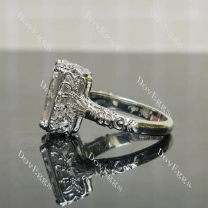 Solitaire Lab Diamond Ring in 10K/14K Gold or Platinum | DovEggs