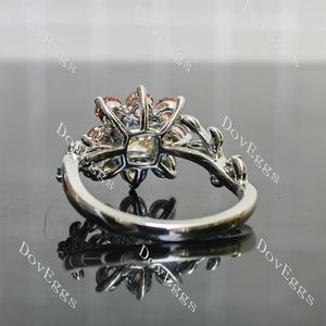Elegant Accent Lab Diamond Ring in 10K/14K Gold or Platinum | DovEggs