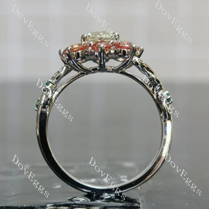 Elegant Accent Lab Diamond Ring in 10K/14K Gold or Platinum | DovEggs