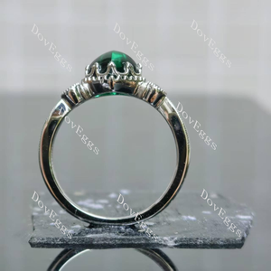 Elegant Pavé Lab Grown Diamond Ring in 10K/14K/18K Gold or Platinum | DovEggs