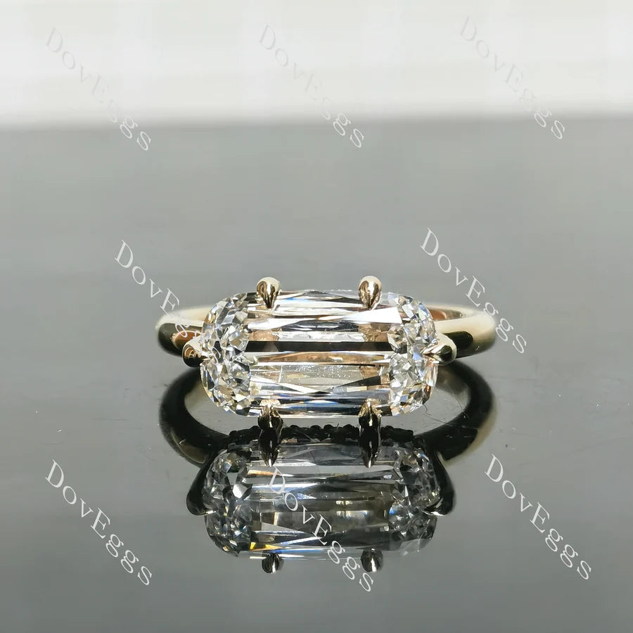 Pavé Lab Grown Diamond Engagement Ring in 10K/14K/18K Gold or Platinum | DovEggs
