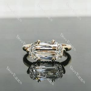 Pavé Lab Grown Diamond Engagement Ring in 10K/14K/18K Gold or Platinum | DovEggs