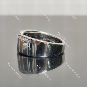 moissanite sterling silver rings|Doveggs