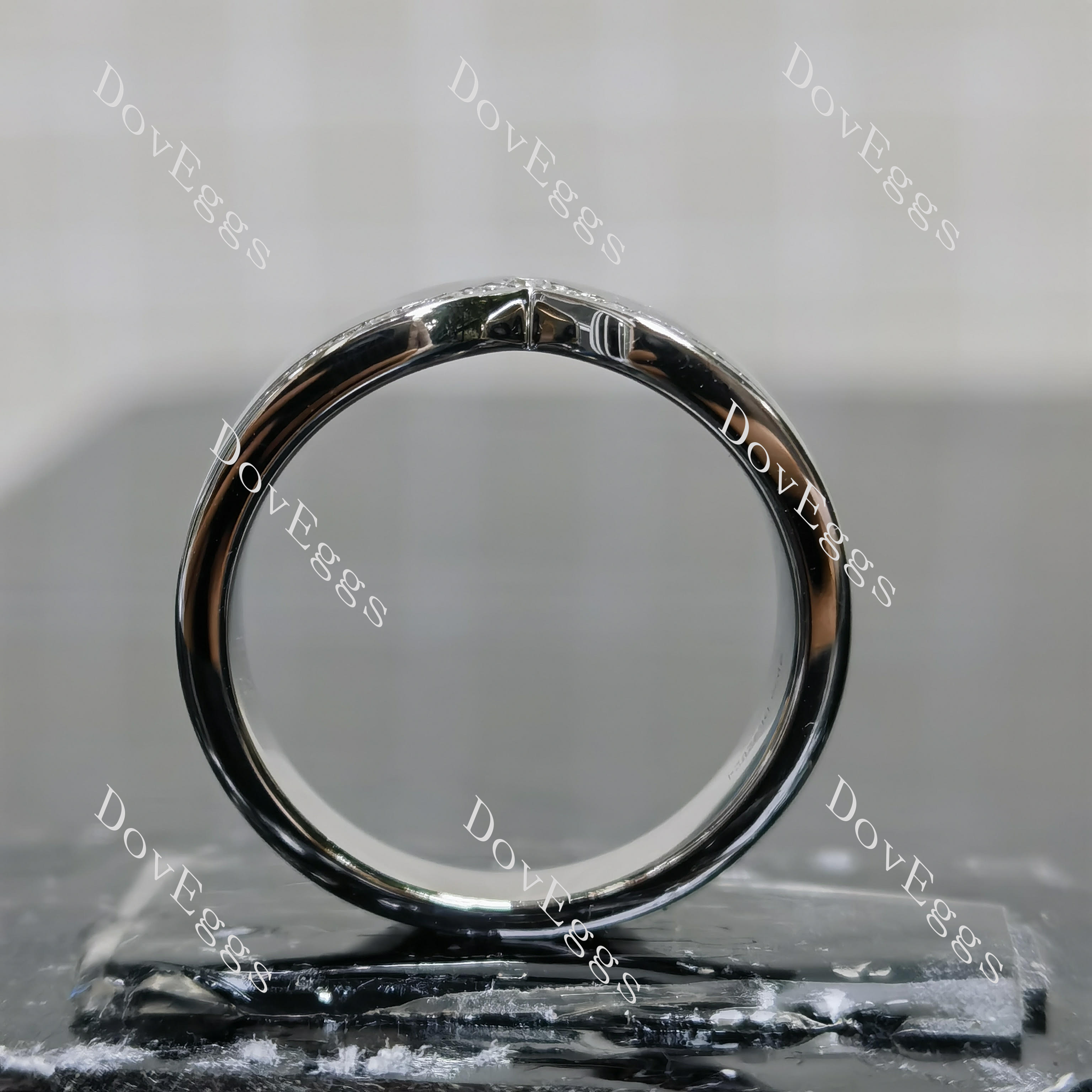 S925 silver moissanite ring|Doveggs