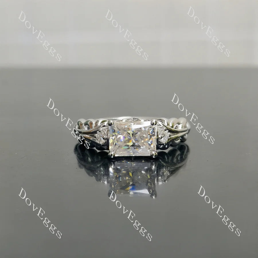 Halo Lab Grown Diamond Engagement Ring in 10K/14K/18K Gold or Platinum | DovEggs