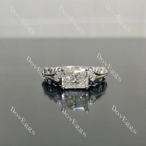 Halo Lab Grown Diamond Engagement Ring in 10K/14K/18K Gold or Platinum | DovEggs