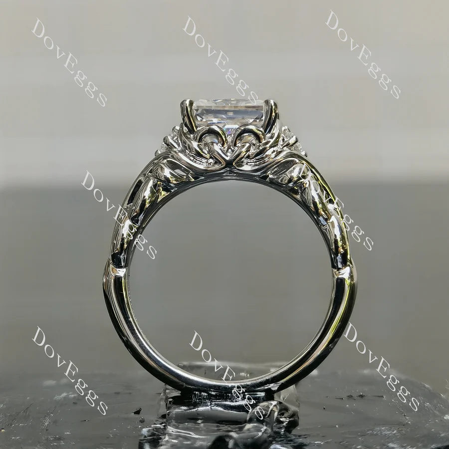Halo Lab Grown Diamond Engagement Ring in 10K/14K/18K Gold or Platinum | DovEggs