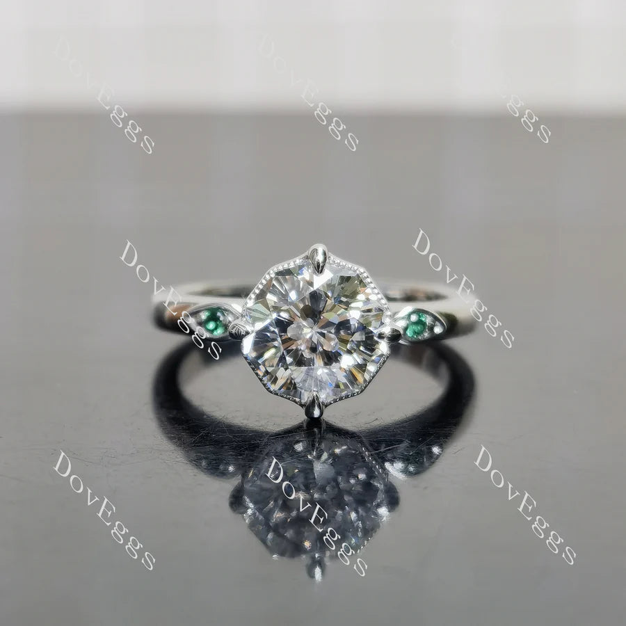 Pave Lab Grown Diamond Ring in 10K/14K/18K Gold or Platinum | DovEggs