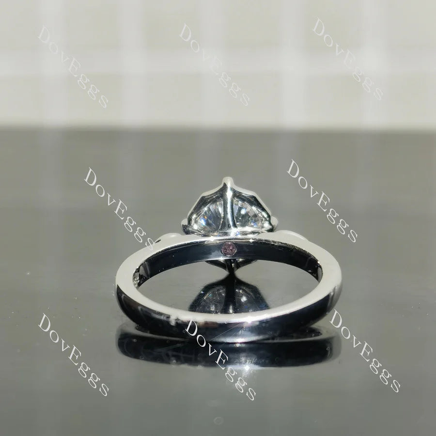 Pave Lab Grown Diamond Ring in 10K/14K/18K Gold or Platinum | DovEggs