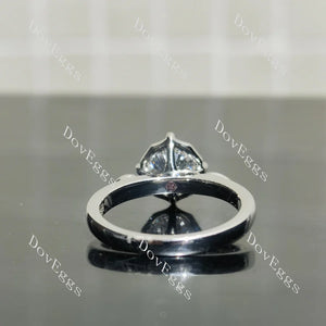 Pave Lab Grown Diamond Ring in 10K/14K/18K Gold or Platinum | DovEggs