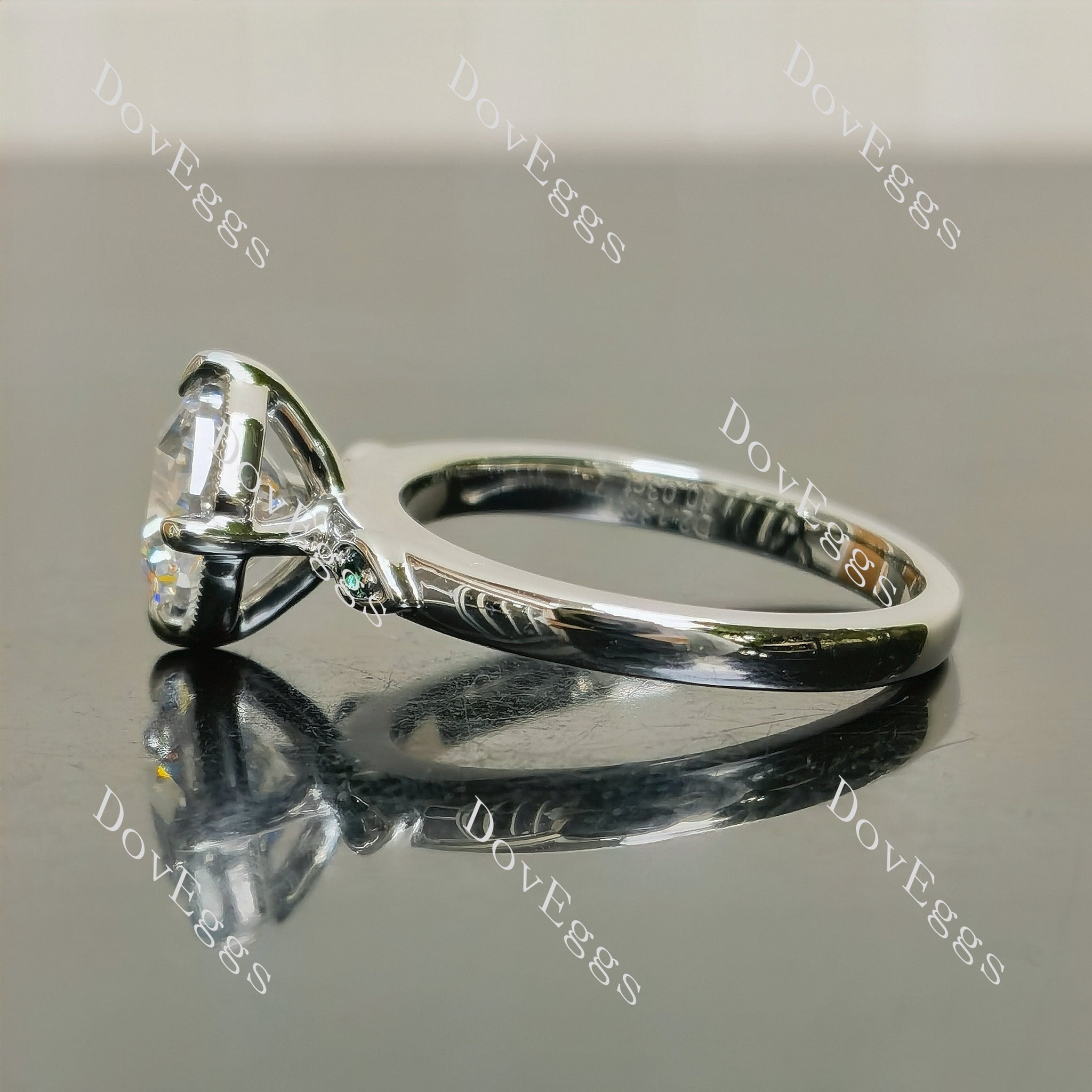 sterling silver moissanite rings| Doveggs