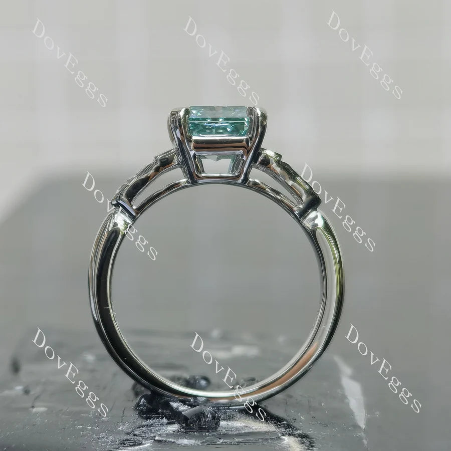 Solid Gold/Platinum Lab Grown Diamond Engagement Ring with Accents/Lab
Diamond | DovEgg