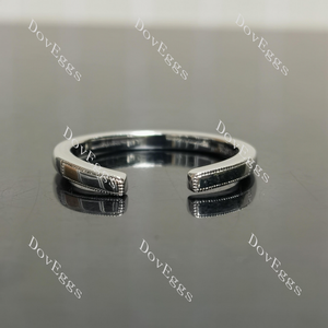 Open plain wedding band|Doveggs