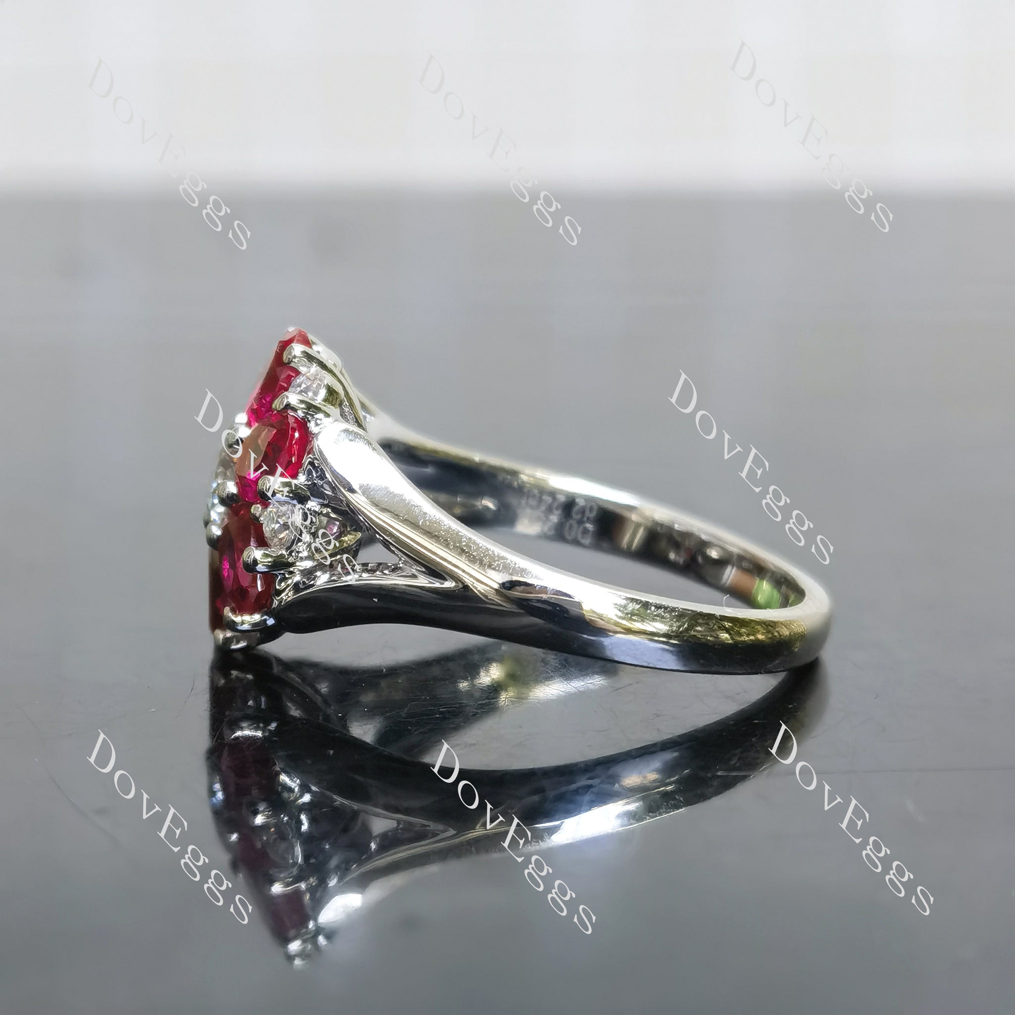 Doveggs solid platinum engagement or wedding band