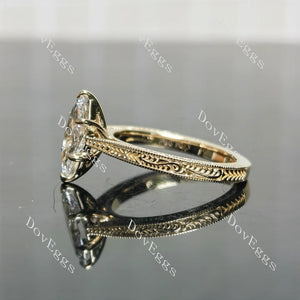 Lab Diamond Solitaire Ring in 10K/14K/18K Gold or Platinum | DovEggs