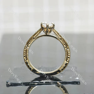 Lab Diamond Solitaire Ring in 10K/14K/18K Gold or Platinum | DovEggs