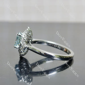 colored moissanite engagement rings| Doveggs