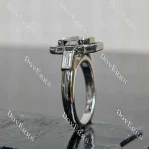 S925 silver  moissanite engagement ring| Doveggs