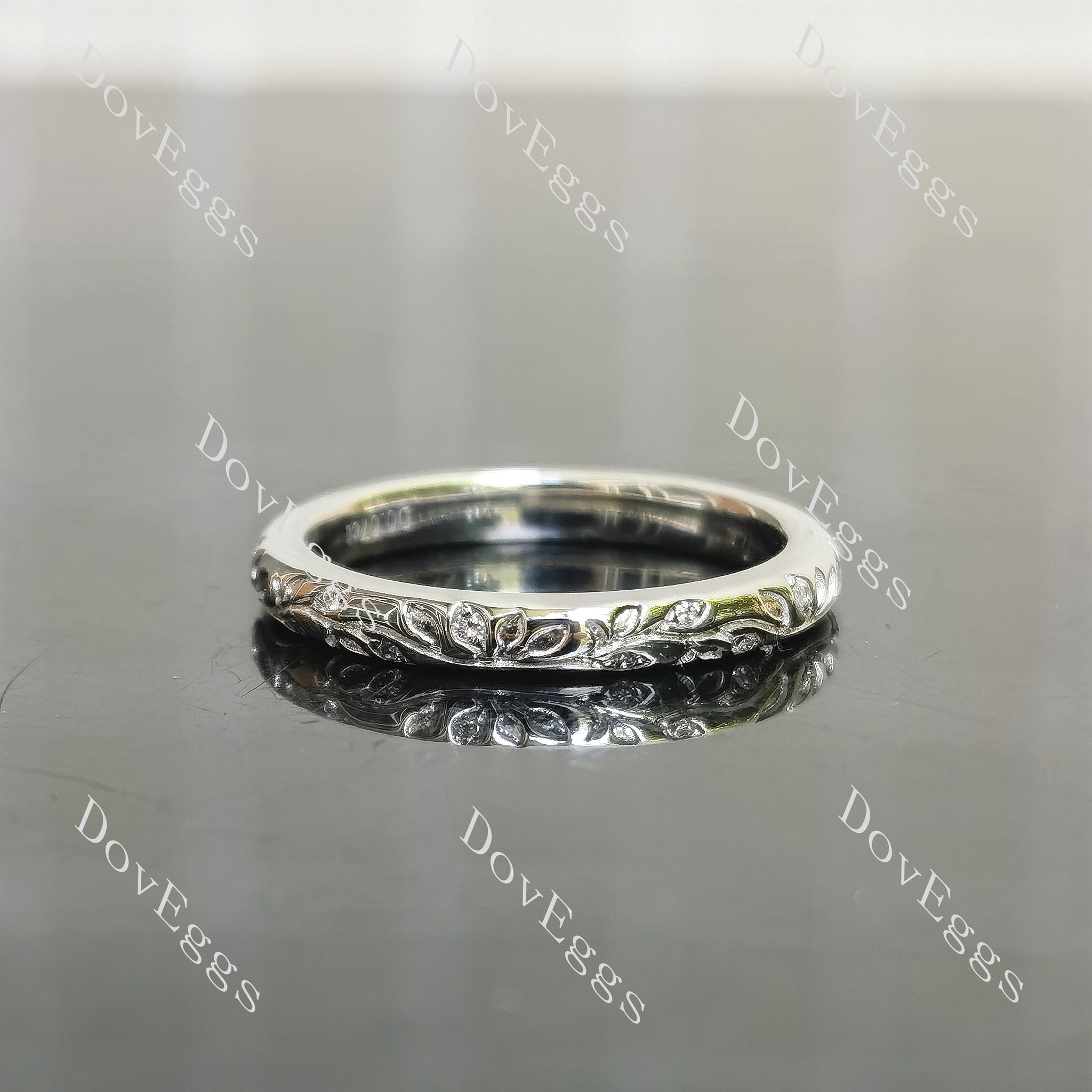 eternity moissanite wedding band| Doveggs