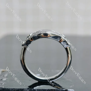 Doveggs sterling silver moissanite engagement rings