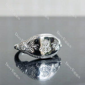 Doveggs ring| Personalized custom symbol seal