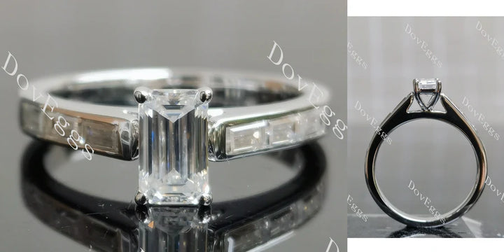 Pave engagement ring semi-mount only(Exclusively to DovEggs Stones) - DovEggs-Seattle
