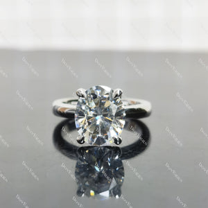 (size 6) Doveggs sterling silver 5ct oval moissanite engagement ring