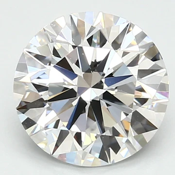 1.5ct round lab grown diamond ring with D-G color and VS clarity, made to order | DovEggs